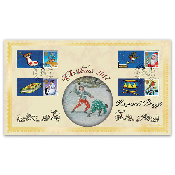 2012 Christmas Generic Sheet BLCS 2500 Signed Raymond Briggs