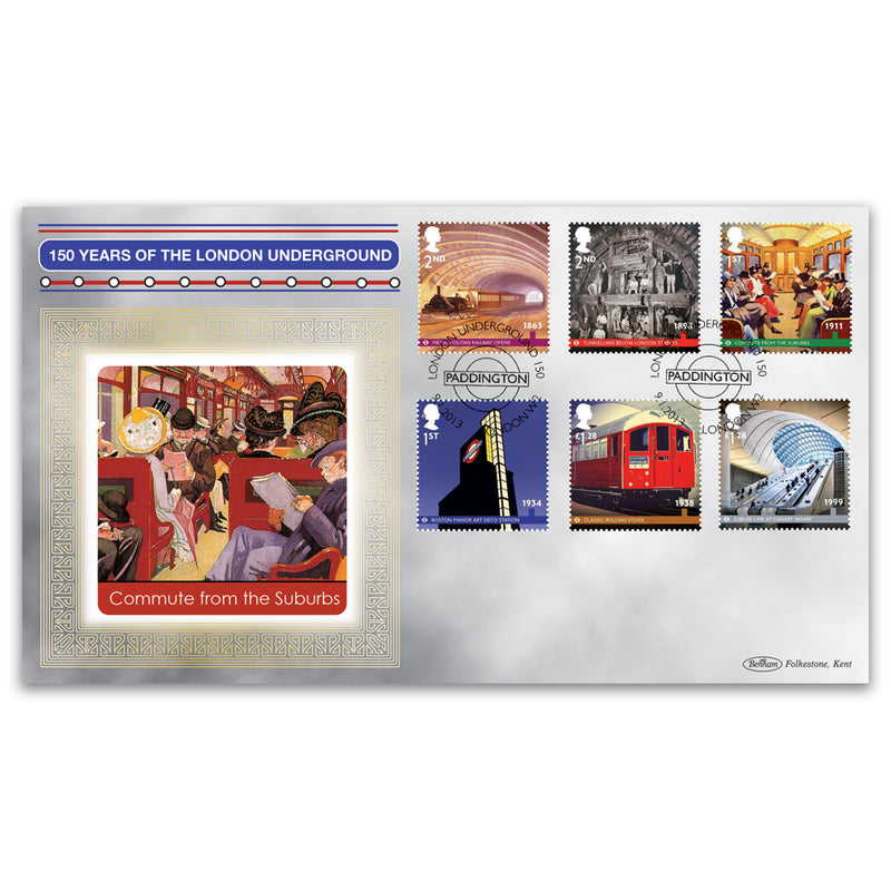 2013 150th Anniversary London Underground Stamps BLCS 2500