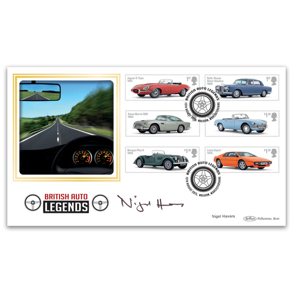 2013 British Auto Legends Stamps BLCS 5000 - Signed Nigel Havers