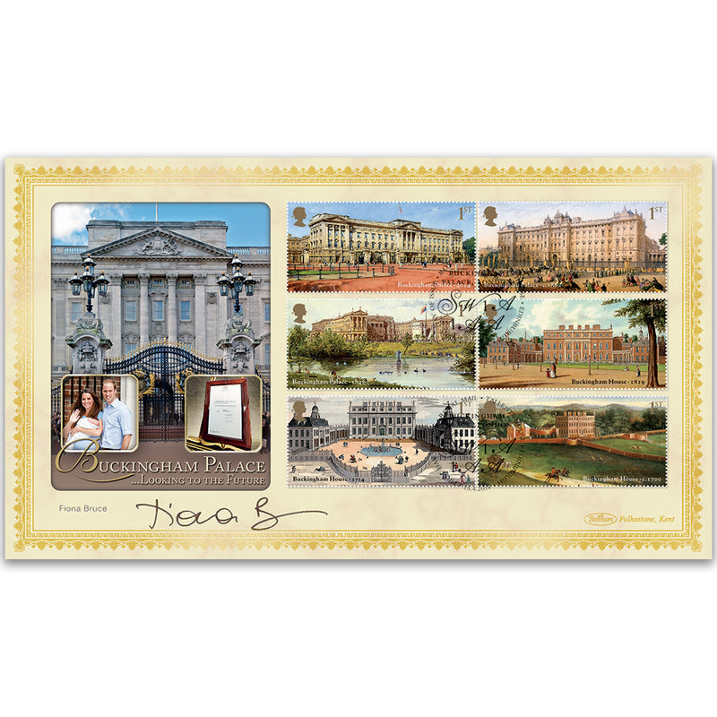 2014 Buckingham Palace Stamps BLCS 2500 - Signed Fiona Bruce