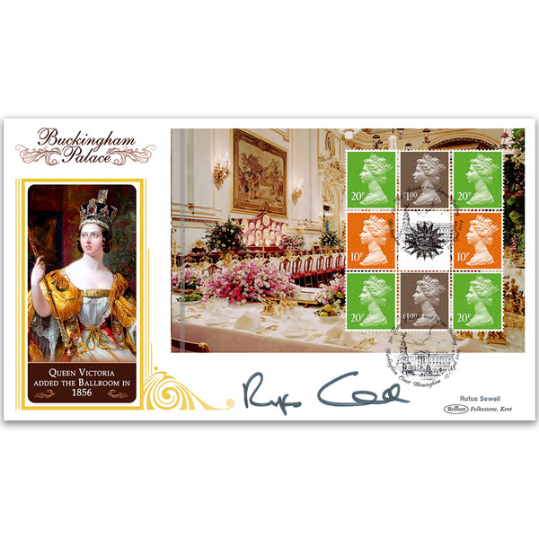 2014 Buckingham Palace PSB BLCS Cover 4 - Pane 3 Definitives - Signed Rufus Sewell