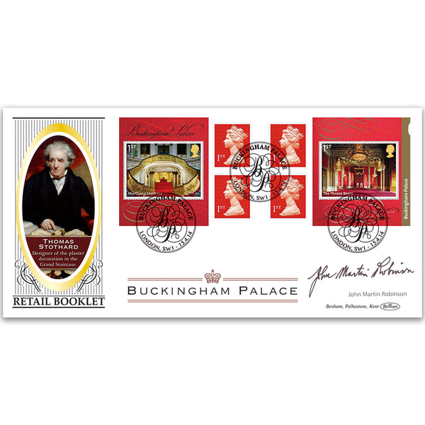 2014 Buckingham Palace Retail Booklet BLCS 5000 - Signed by John Martin Robinson