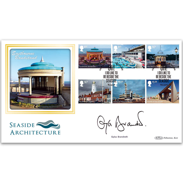 2014 Seaside Architecture Stamps BLCS 2500 - Signed by Gyles Brandreth