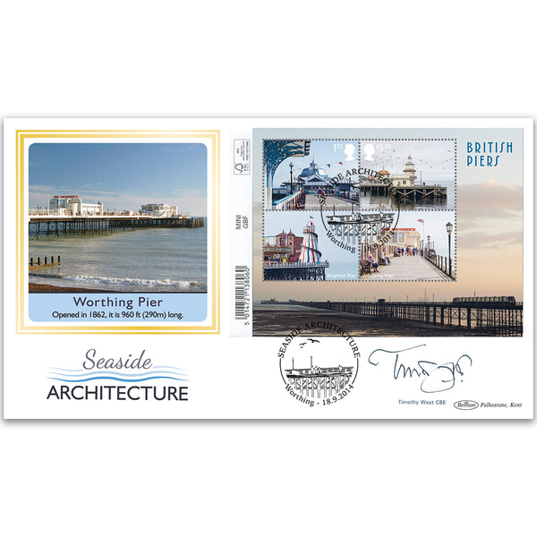 2014 Seaside Architecture Barcoded M/S Ltd Ed 1000 BLCS 5000 - Signed by Timothy West CBE
