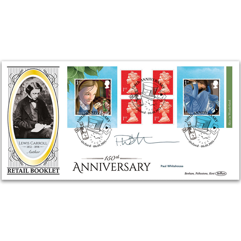 2015 Alice in Wonderland Retail Booklet BLCS 5000 - Signed by Paul Whitehouse