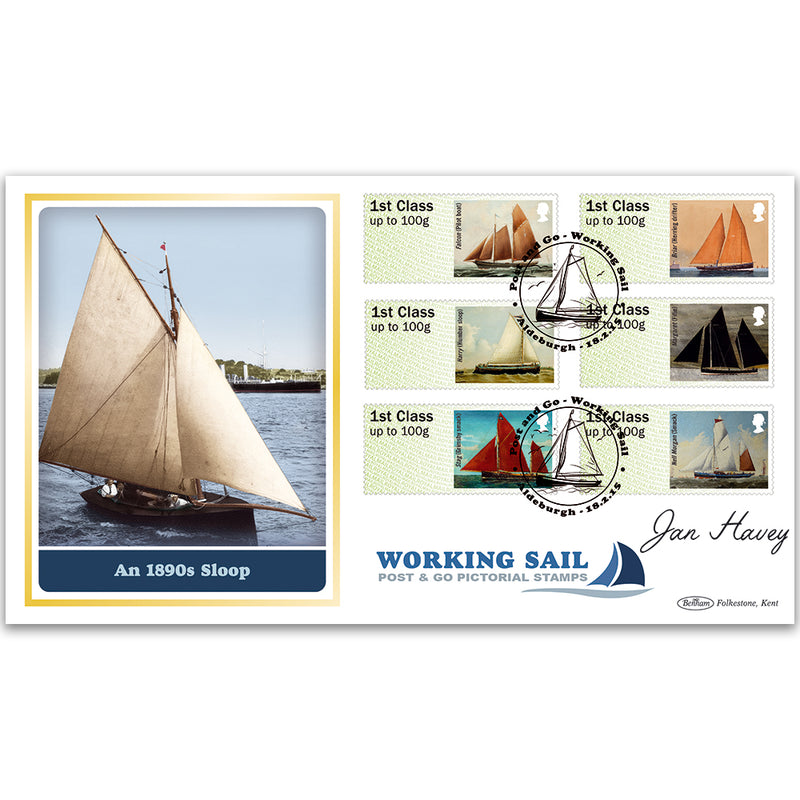 2015 Post & Go: Working Sail BLCS 5000 - Signed by Jan Harvey