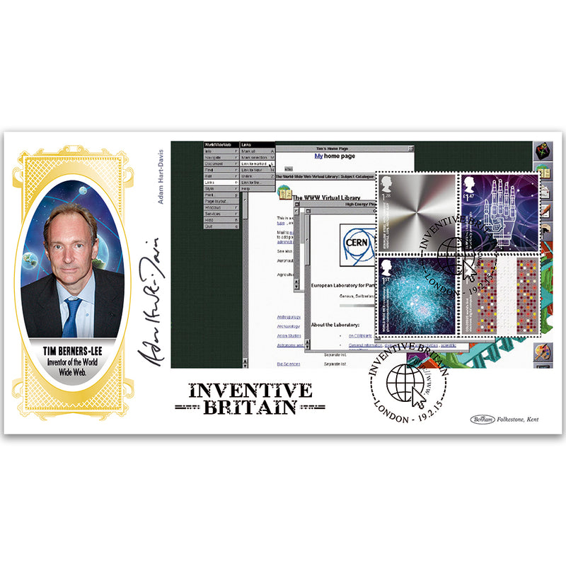 2015 Inventive Britain PSB BLCS - Cover 1 - (P4) - Signed by Adam Hart-Davis