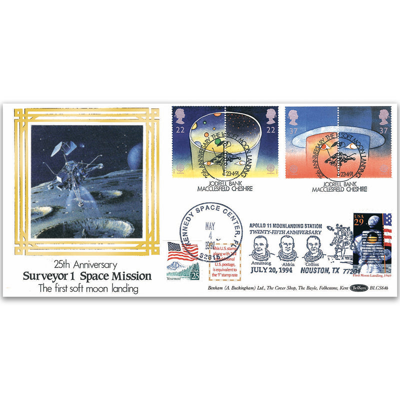 1991 Europa: Europe in Space BLCS - Doubled Kennedy Space Center & Houston