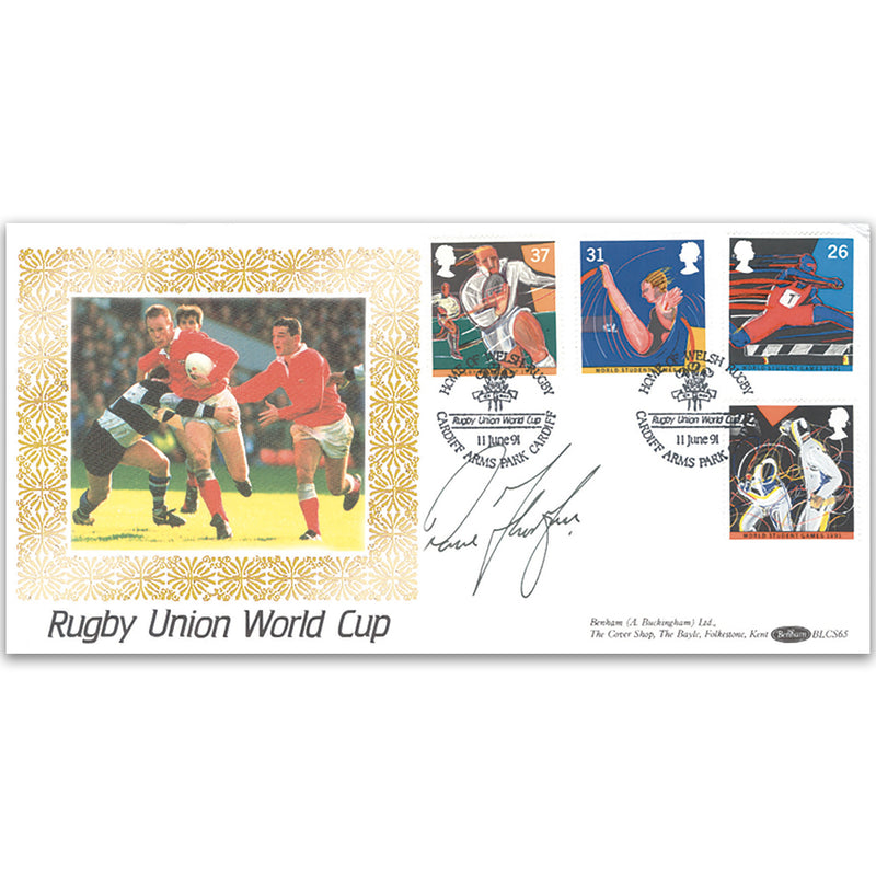 1991 Student Games, Rugby World Cup - Signed Paul Thornburn