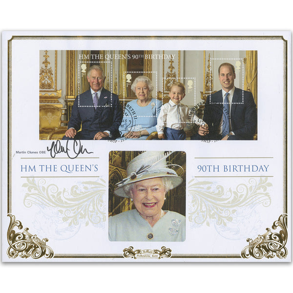 2016 Queen's 90th M/S BLCS 5000 - Signed Martin Clunes OBE