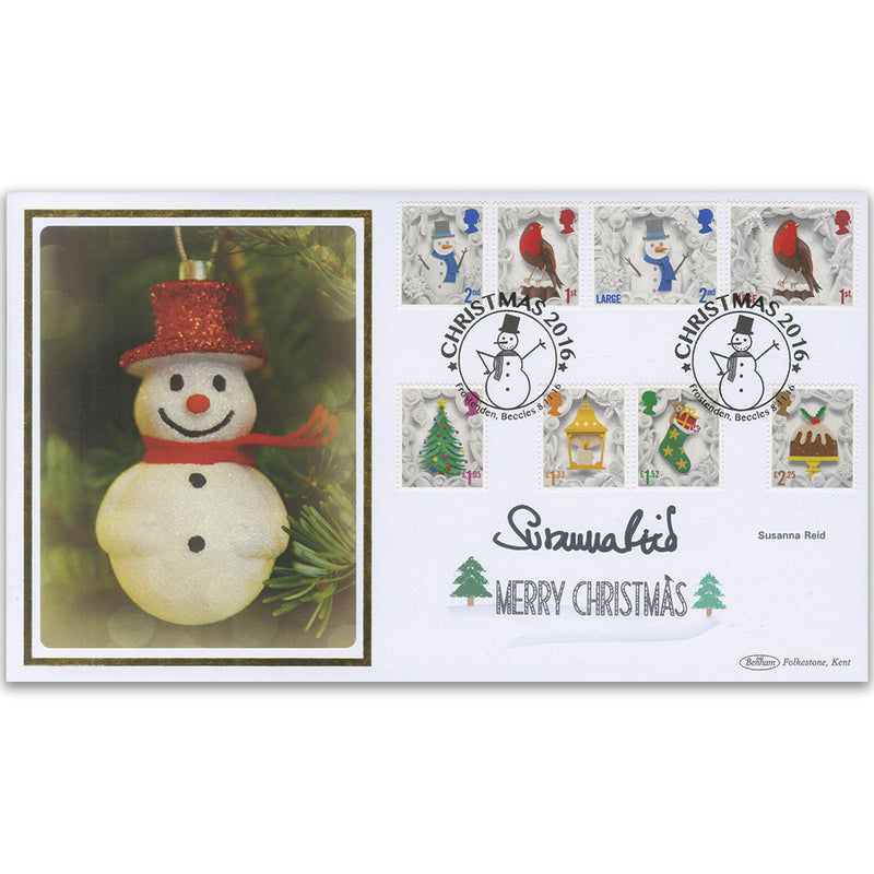 2016 Christmas Stamps BLCS 5000 - Signed by Susanna Reid