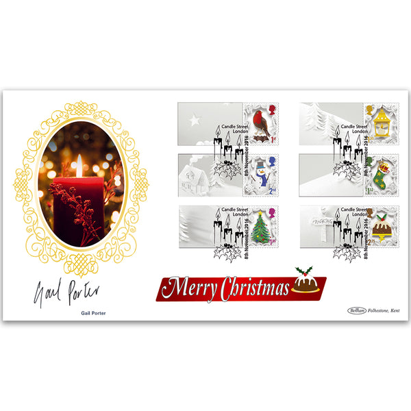 2016 Christmas Generic Sheet BLCS 2500 Signed Gail Porter