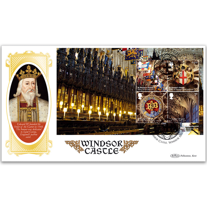 2017 Windsor Castle PSB BLCS Cover 3 - (P4) M/S Pane