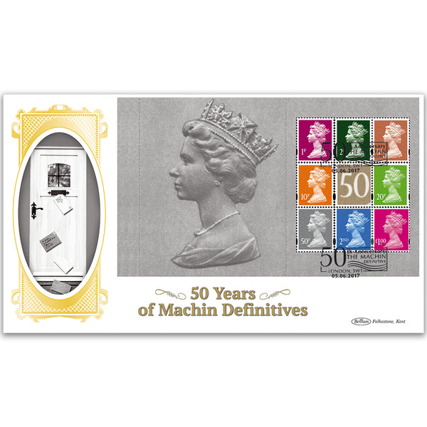 2017 Machin 50th Anniversary PSB - BLCS Cover 5 - (P3) Mixed Definitives Pane