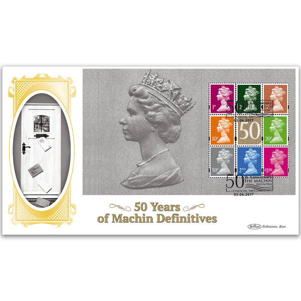 2017 Machin 50th Anniversary PSB - BLCS Cover 5 - (P3) Mixed Definitives Pane