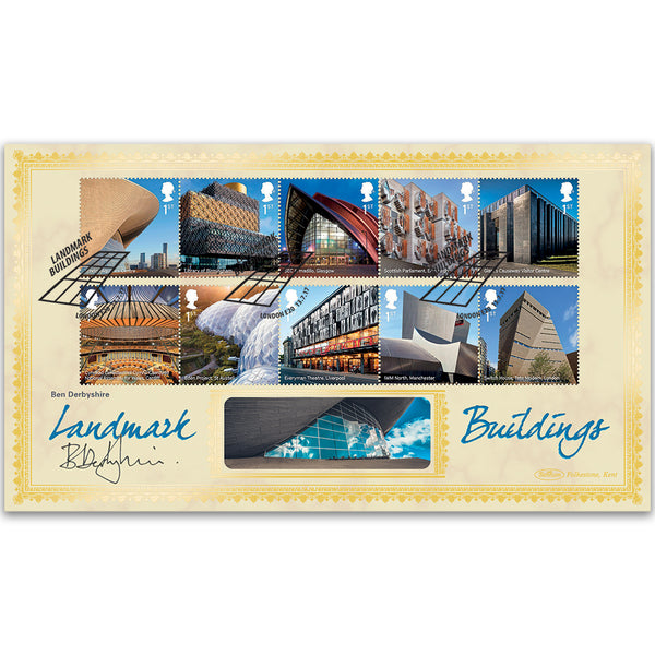 2017 Landmark Buildings Stamps BLCS 5000 Signed Ben Derbyshire