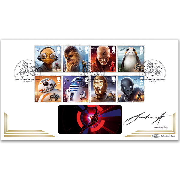 2017 Space Adventure Stamps BLCS 5000 - Signed Jonathan Aris