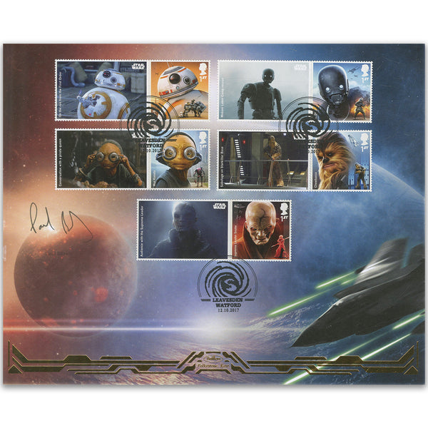 2017 Space Adventures Generic Sheet BLCS Cover 1 - Signed Paul Bazely