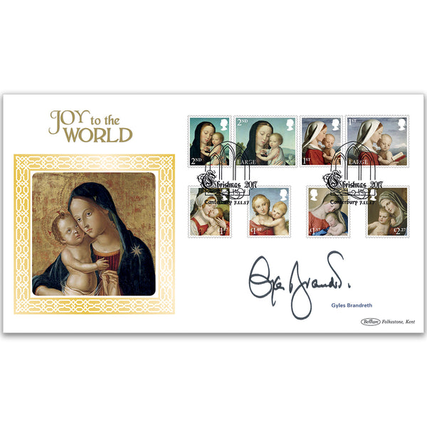 2017 Christmas Stamps BLCS 2500 Signed Gyles Brandreth