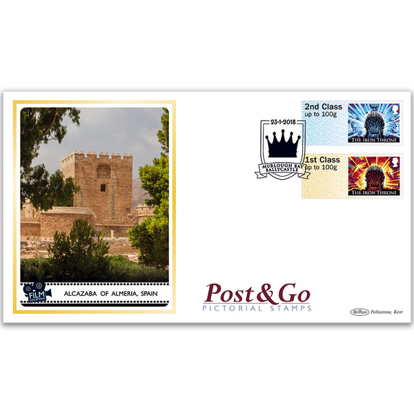 2018 Game of Thrones Post & Go Stamps - Benham BLCS 2500 Cover