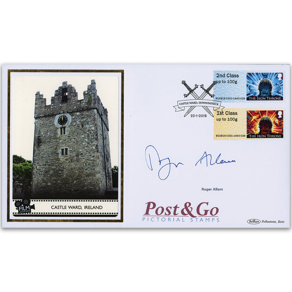 2018 Roger Allam Signed Game Of Thrones Post & Go Stamps BLCS 5000