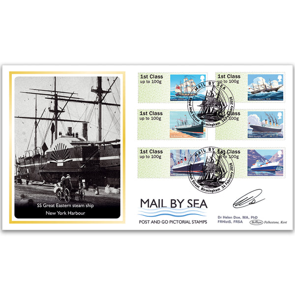 2018 Post & Go - Mail By Sea BLCS 2500 - Signed by Dr Helen Doe