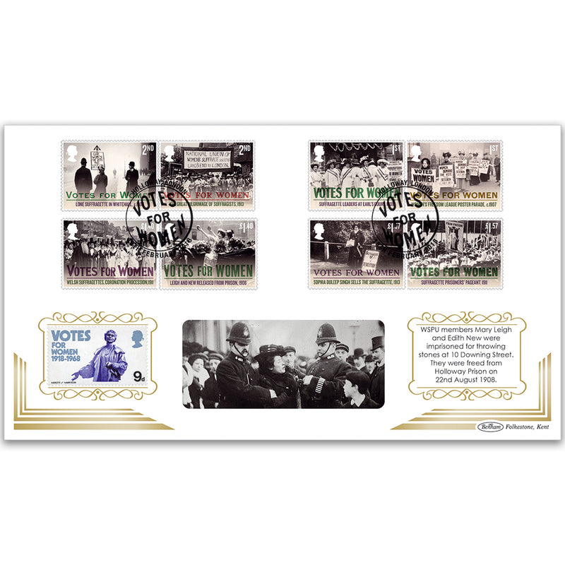 2018 Votes For Women Stamps BLCS 5000