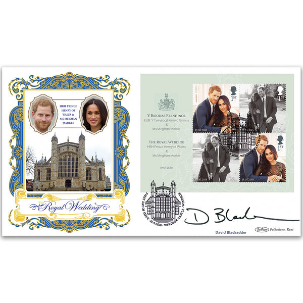 2018 David Blackadder Signed Royal Wedding M/S BLCS 2500