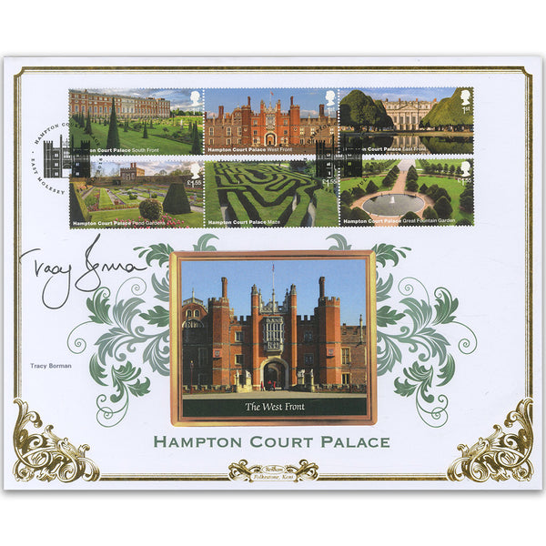 2018 Hampton Court Palace Stamps BLCS 5000 Signed - Tracy Borman