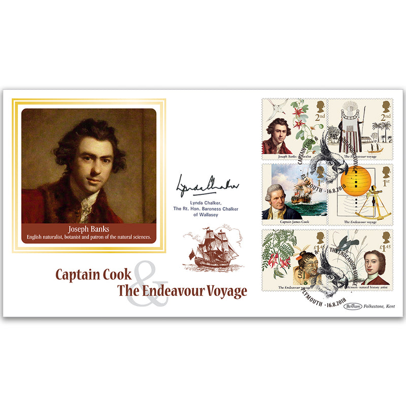 2018 Captain Cook Stamps BLCS 2500 - Signed Baroness Chalker of Wallasey