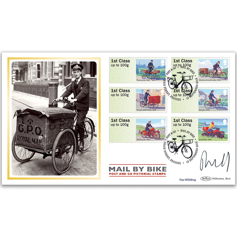 2018 Post & Go - Mail by Bike BLCS 5000 - Signed Rav Wilding