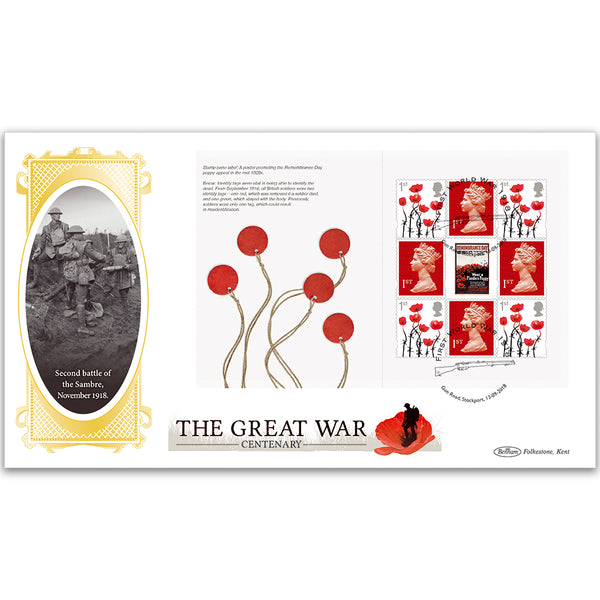 2018 WWI PSB BLCS Cover 4 - (P4) Poppy Definitive Pane