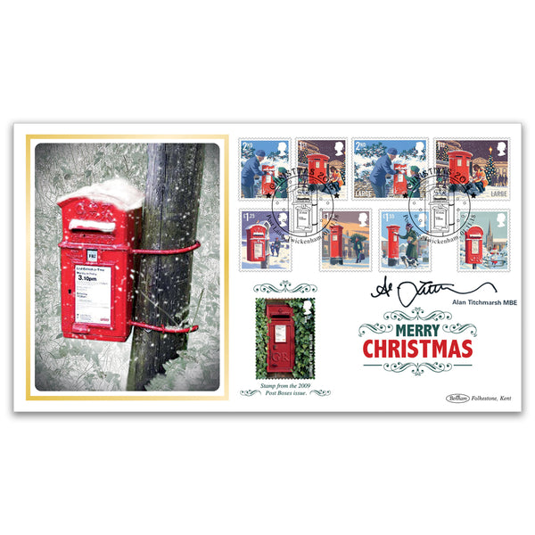 2018 Christmas Stamps BLCS 5000 Signed Alan Titchmarsh MBE