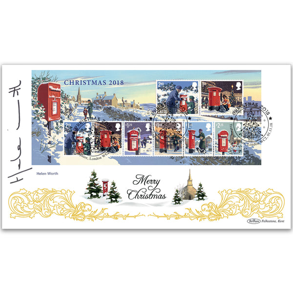 2018 Christmas M/S BLCS 2500 Signed Helen Worth