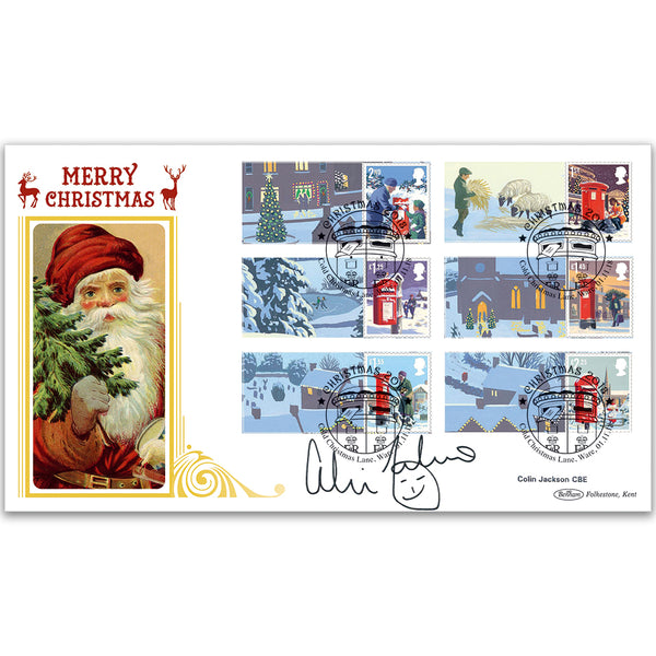 2018 Christmas Generic Sheet BLCS 5000 - Signed by Colin Jackson CBE