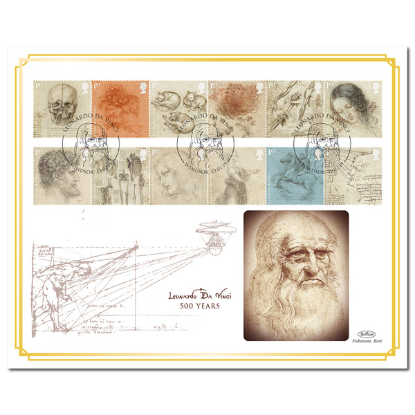 2019 Leonardo da Vinci Stamps BLCS 5000