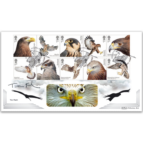 2019 Birds of Prey Stamps BLCS 5000 - Signed Tim Flach