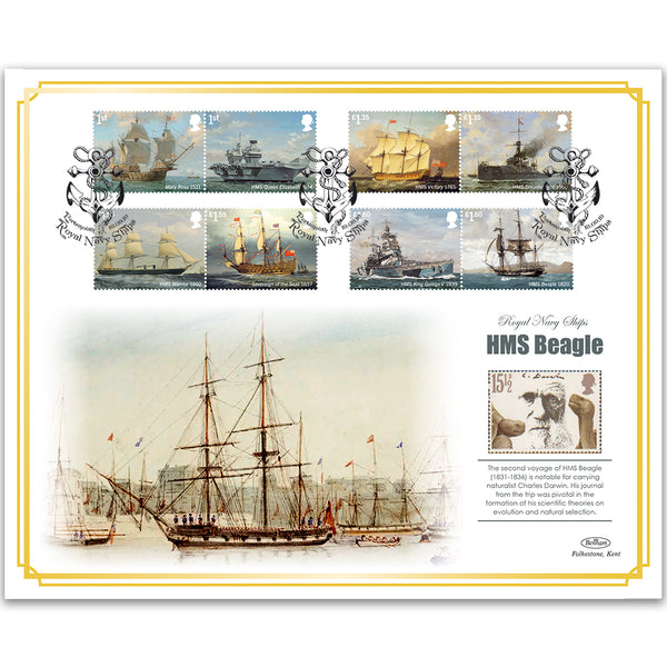 2019 Royal Navy Ships Stamps BLCS 5000