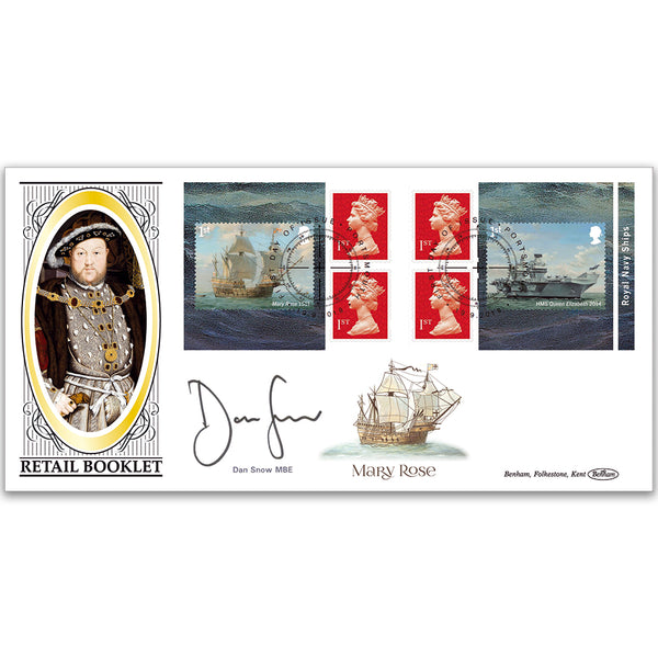 2019 Royal Navy Ships Retail Booklet BLCS 2500 - Signed Dan Snow MBE