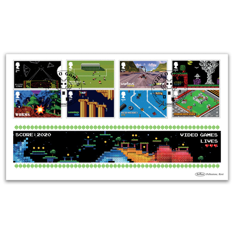 2020 Video Games Stamps BLCS 5000