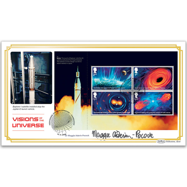 2020 Visions of the Universe PSB BLCS Cover 2 - (P3) Enceladus Pane Signed Dr Maggie Aderin-Pocock