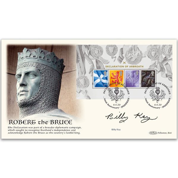 2020 Declaration of Arbroath M/S BLCS 5000 Signed Billy Kay