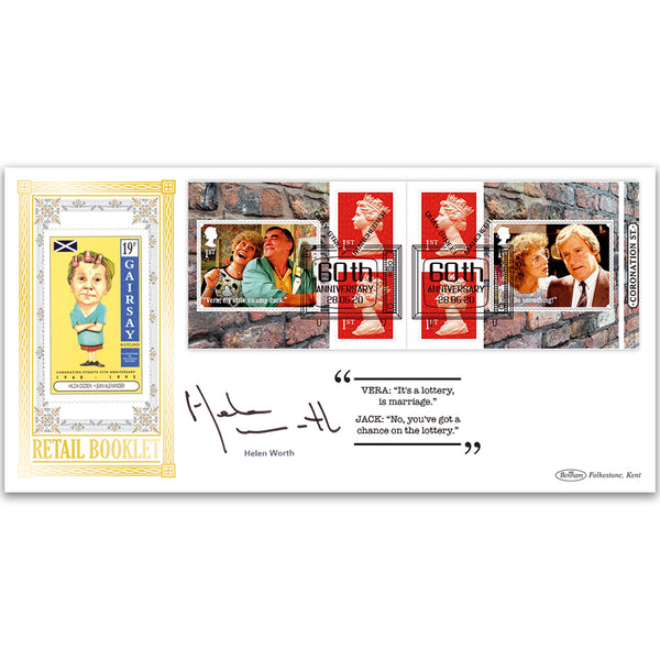 2020 Coronation Street Retail Booklet BLCS 5000 Signed Helen Worth