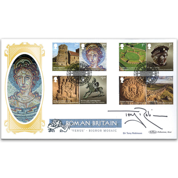 2020 Roman Britain Stamps BLCS 2500 Signed Sir Tony Robinson