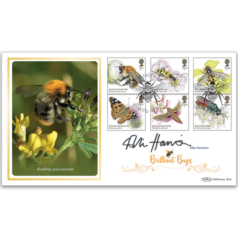 2020 Brilliant Bugs Stamps BLCS 5000 Signed Ellie Harrison