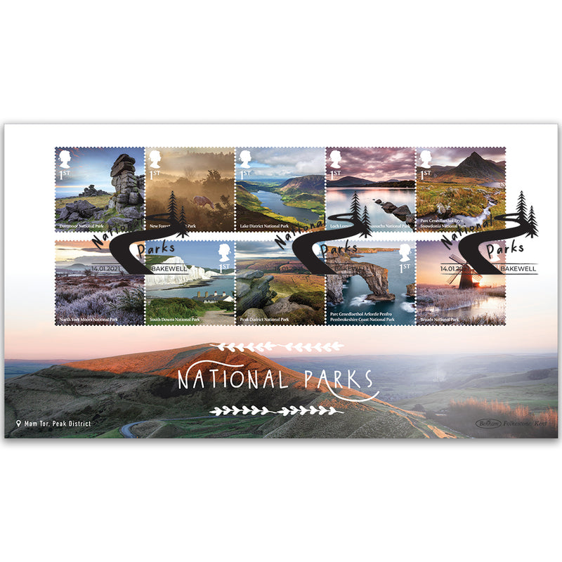 2021 National Parks Stamps BLCS 5000