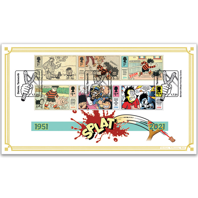 2021 Dennis and Gnasher Stamps BLCS 5000