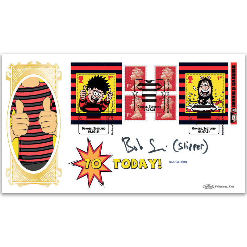2021 Dennis and Gnasher Retail Booklet BLCS 5000 Signed Bob Golding