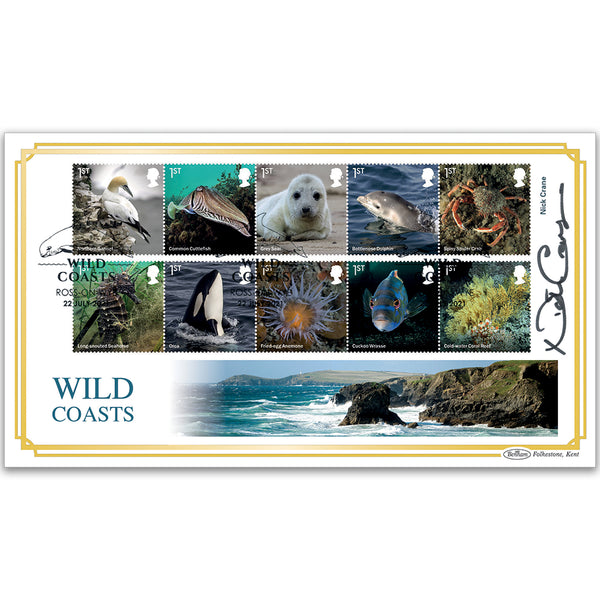 2021 Wild Coasts Stamps BLCS 2500 Signed Nick Crane