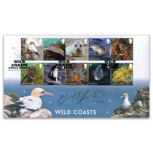 2021 Wild Coasts Stamps BLCS 5000 Signed Monty Halls